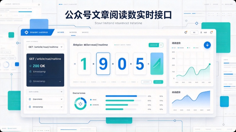 公众号文章阅读实时接口