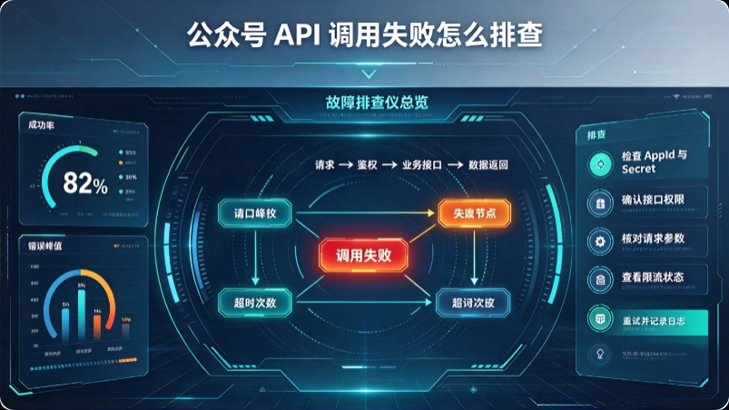 公众号 API 调用失败怎么排查